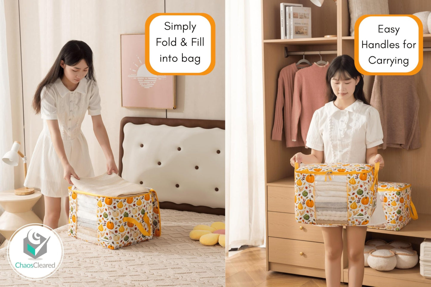 Chaos Cleared Pumpkin Bag 2 Pack - ChaosCleared