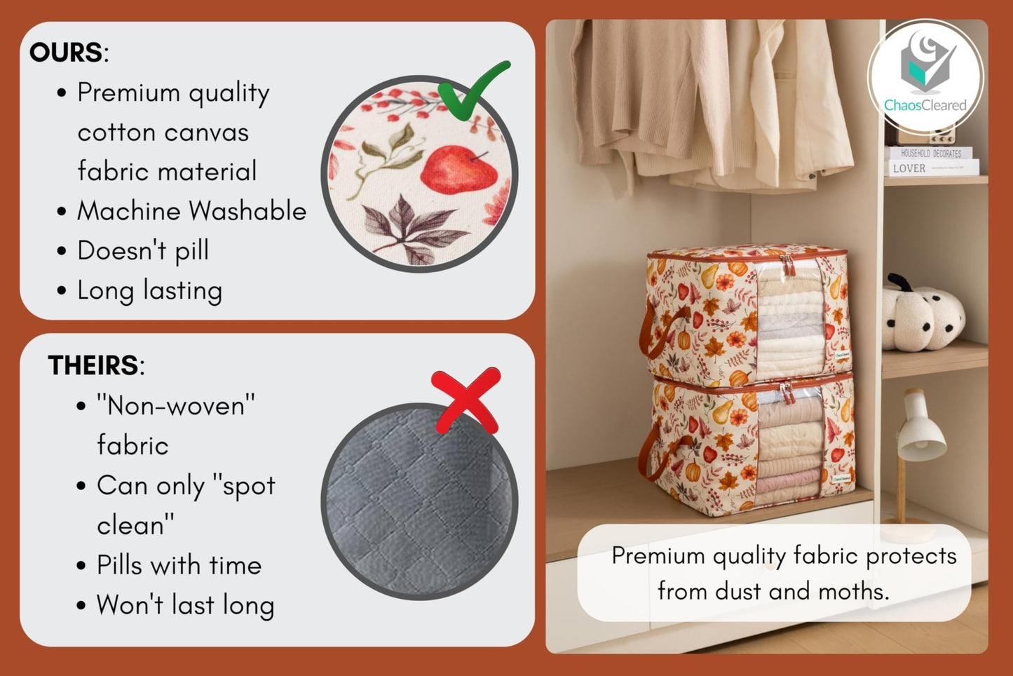 Chaos Cleared Autumn Bag 2 Pack - ChaosCleared