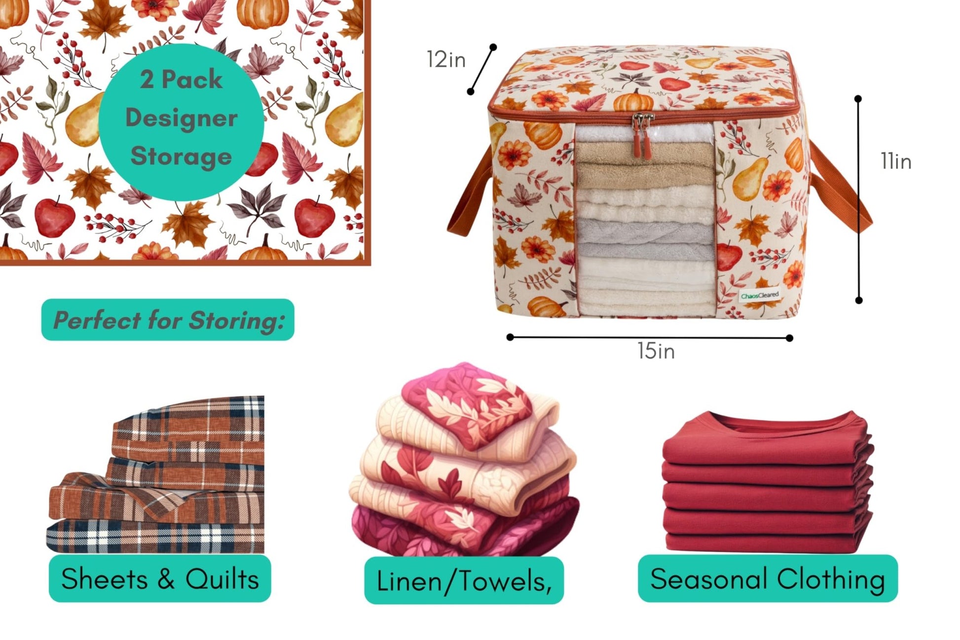 Chaos Cleared Autumn Bag 2 Pack - ChaosCleared