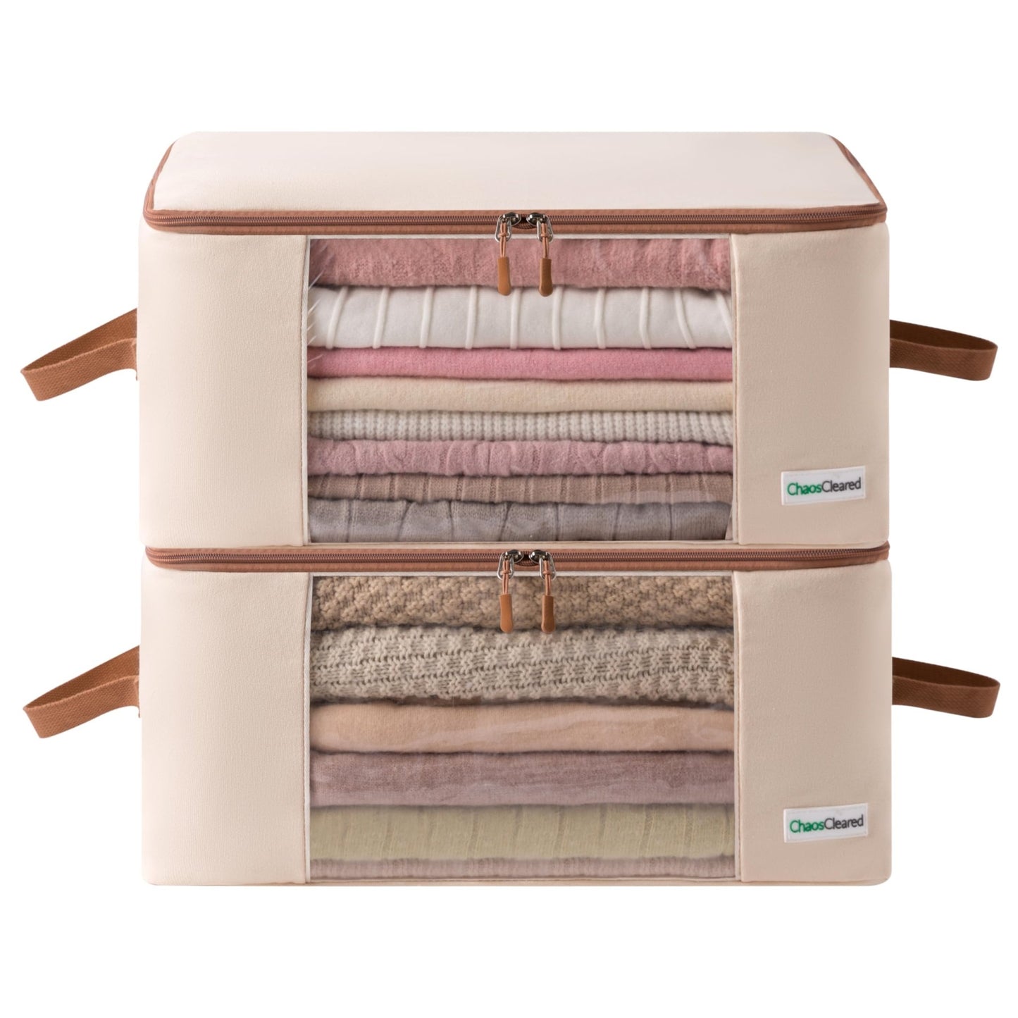 Chaos Cleared Canvas Clothing Bag 2 Pack - ChaosCleared