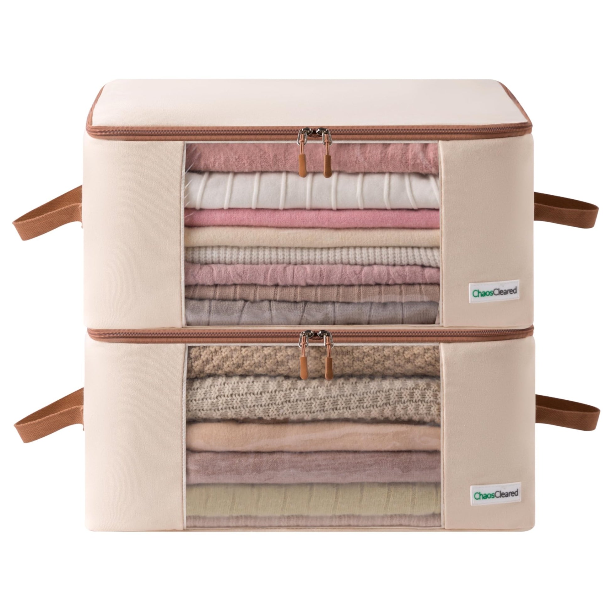 Chaos Cleared Canvas Clothing Bag 2 Pack - ChaosCleared