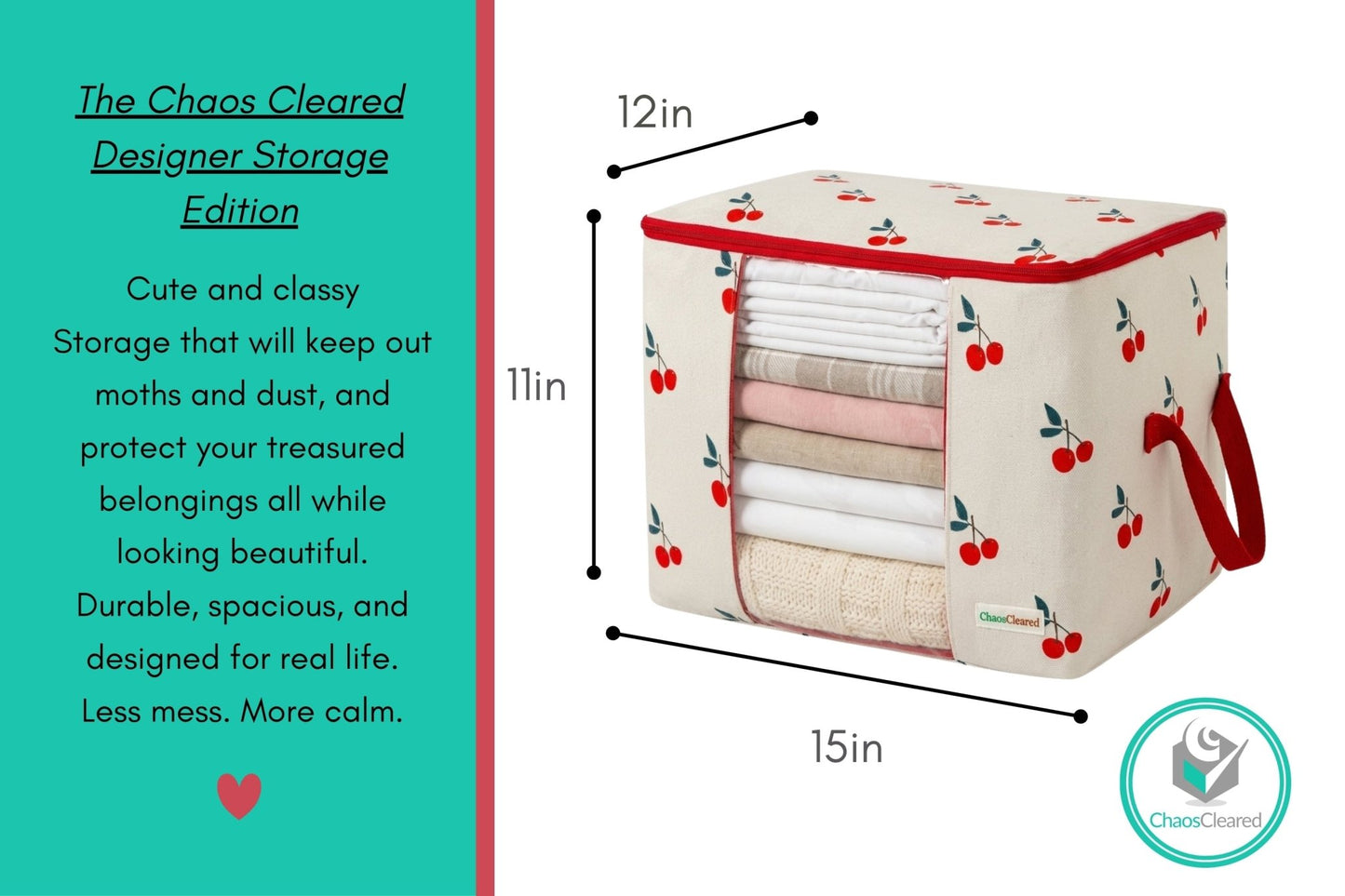 Chaos Cleared Cherry Bag 2 Pack - ChaosCleared