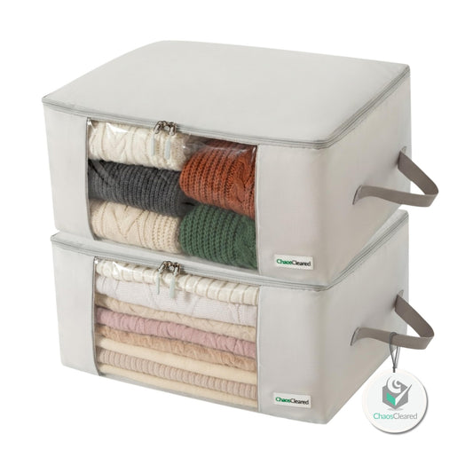 Chaos Cleared Gray Clothing Bag 2 Pack - ChaosCleared