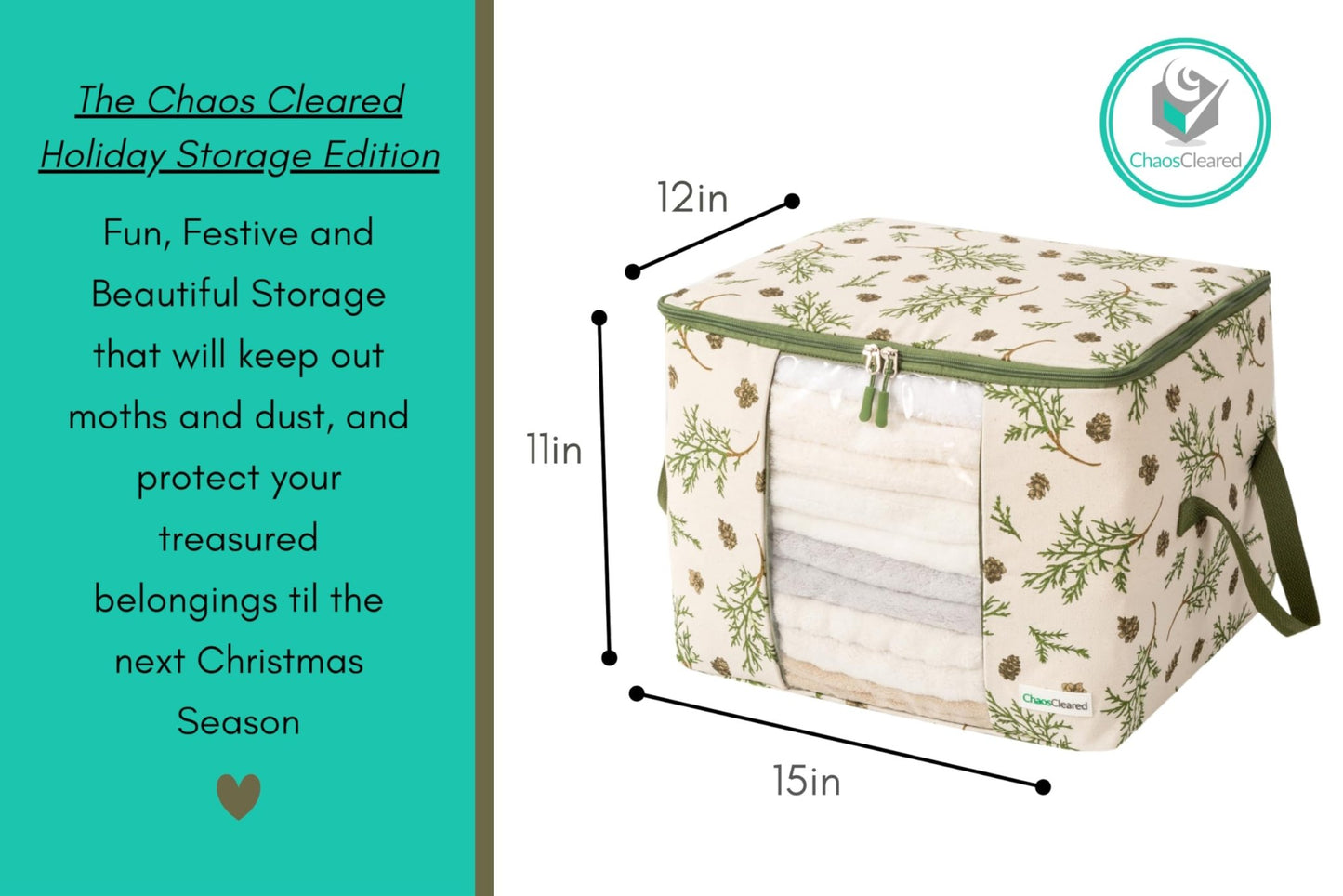 Chaos Cleared Mistletoe Bag 2 Pack - ChaosCleared