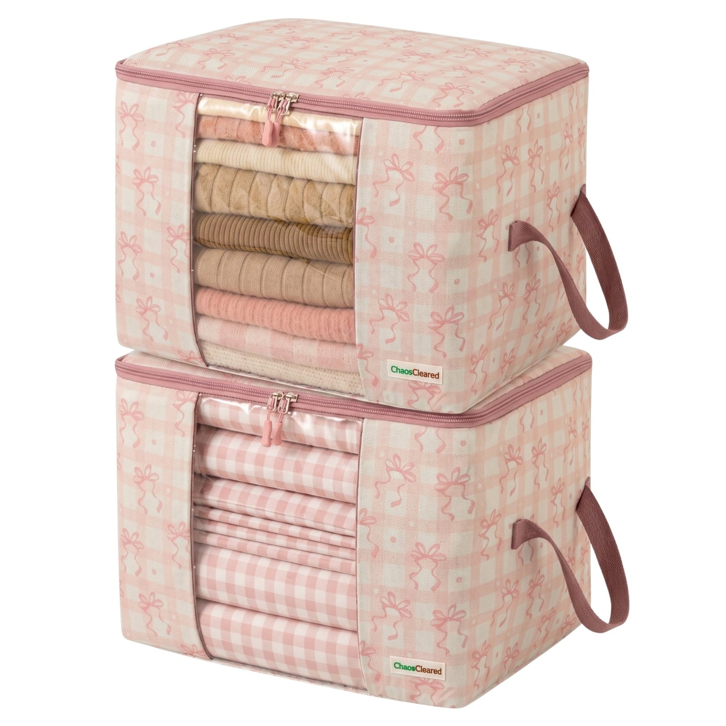 Chaos Cleared Pink Bow Bag 2 Pack - ChaosCleared