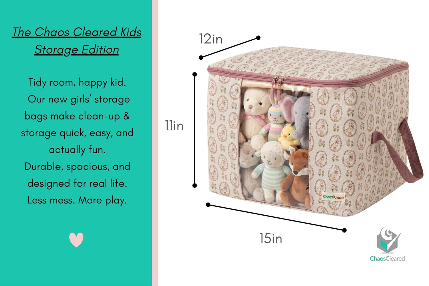 Chaos Cleared Pink Duck Bag 2 Pack - ChaosCleared