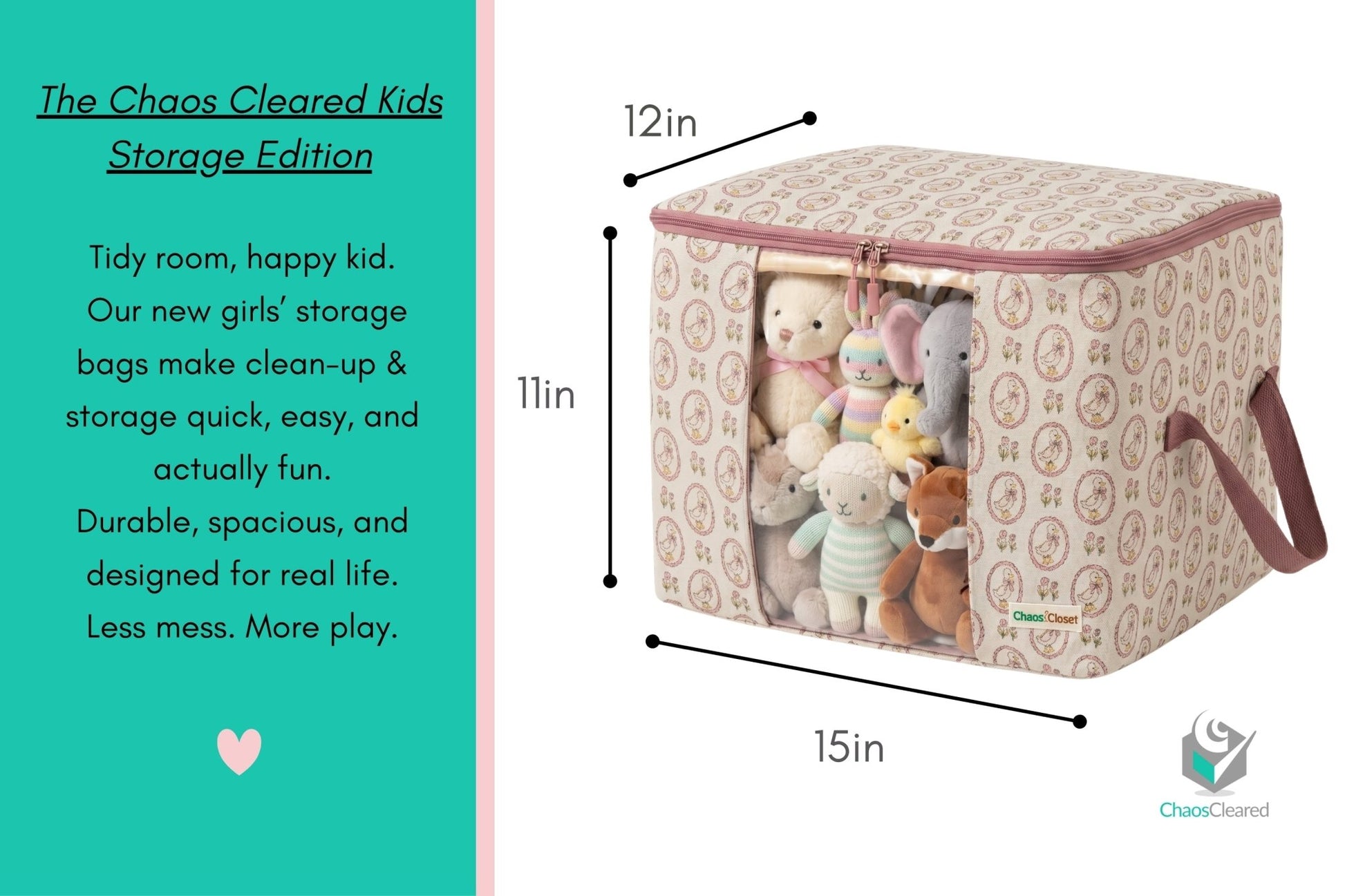 Chaos Cleared Pink Duck Bag 2 Pack - ChaosCleared