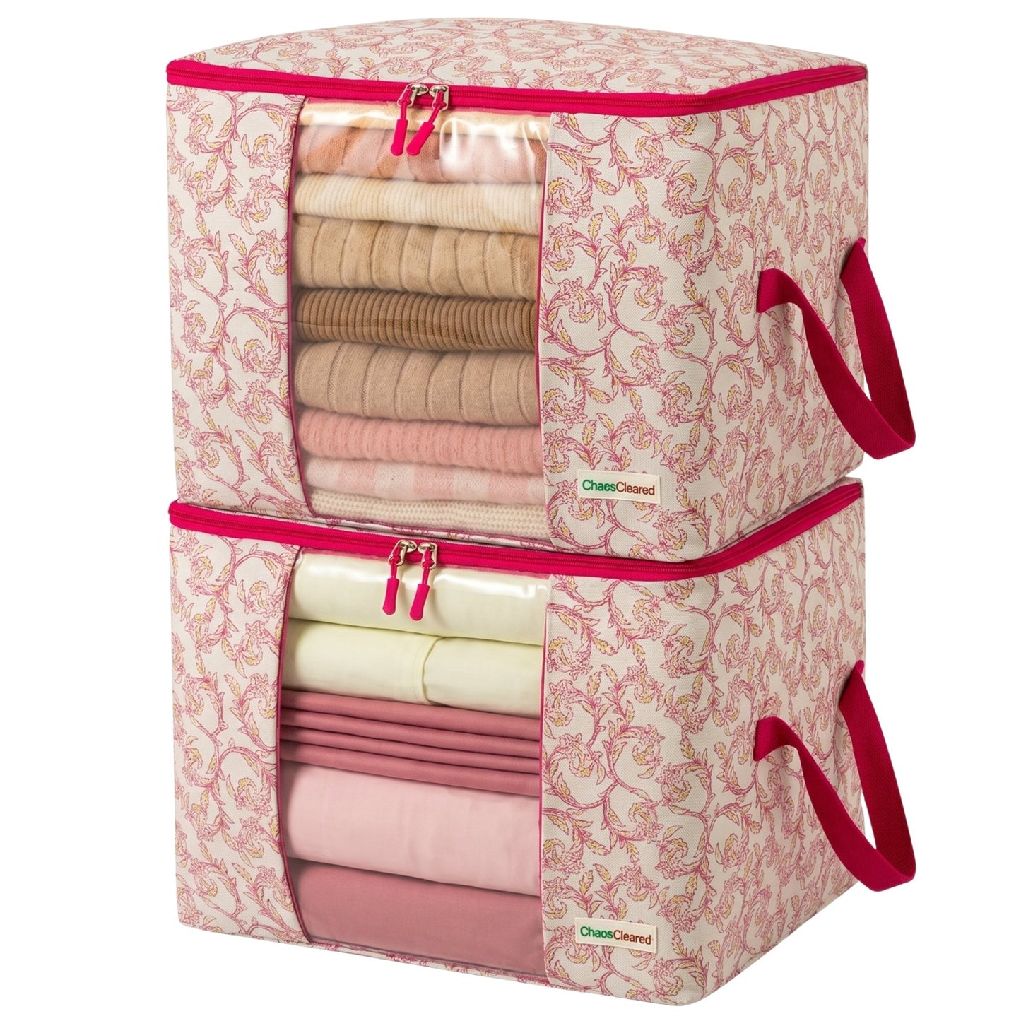Chaos Cleared Pink Vines Bag 2 Pack - ChaosCleared