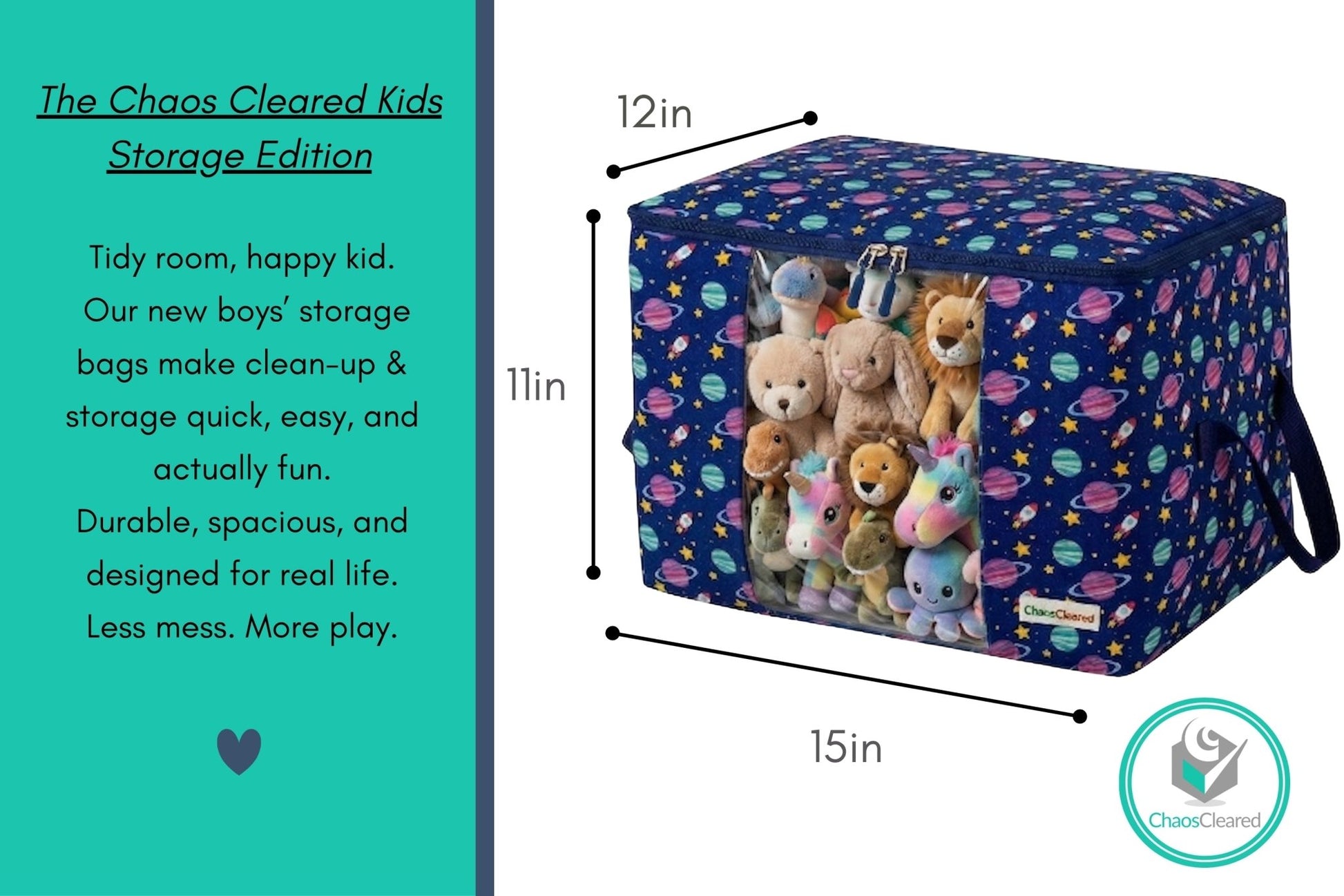 Chaos Cleared Planets Boy Bag 2 Pack - ChaosCleared
