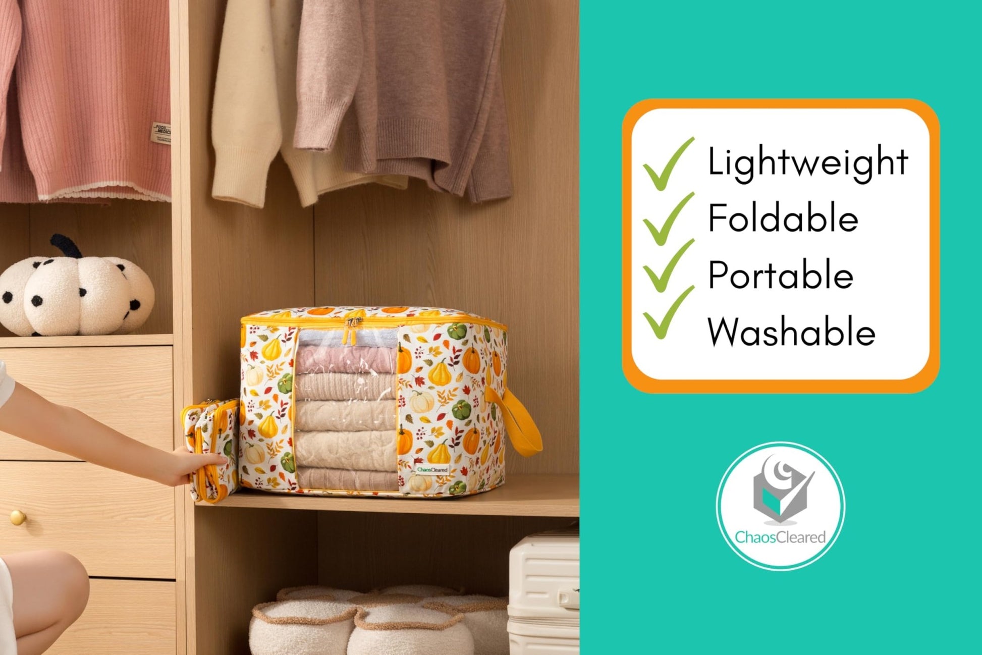 Chaos Cleared Pumpkin Bag 2 Pack - ChaosCleared