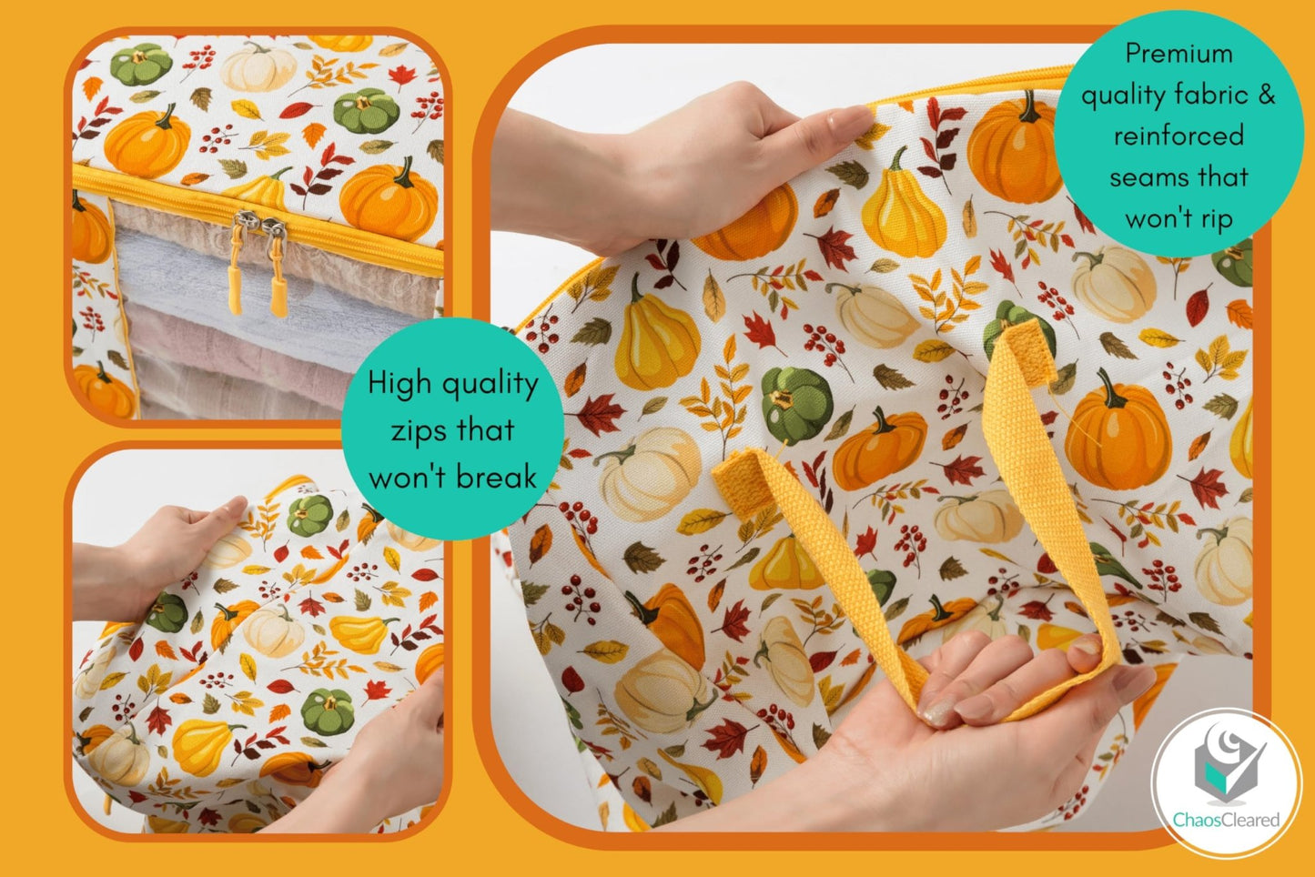 Chaos Cleared Pumpkin Bag 2 Pack - ChaosCleared