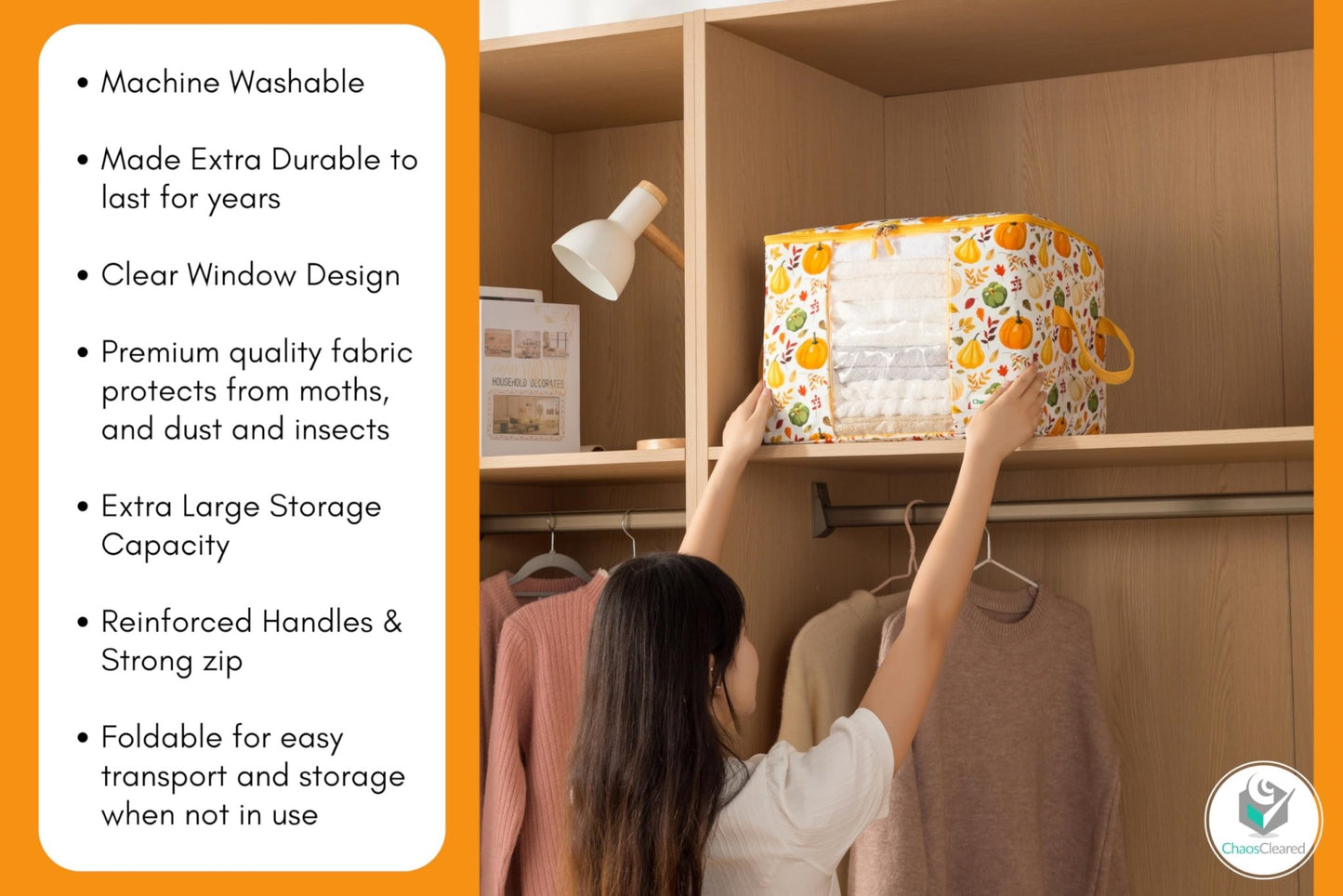 Chaos Cleared Pumpkin Bag 2 Pack - ChaosCleared