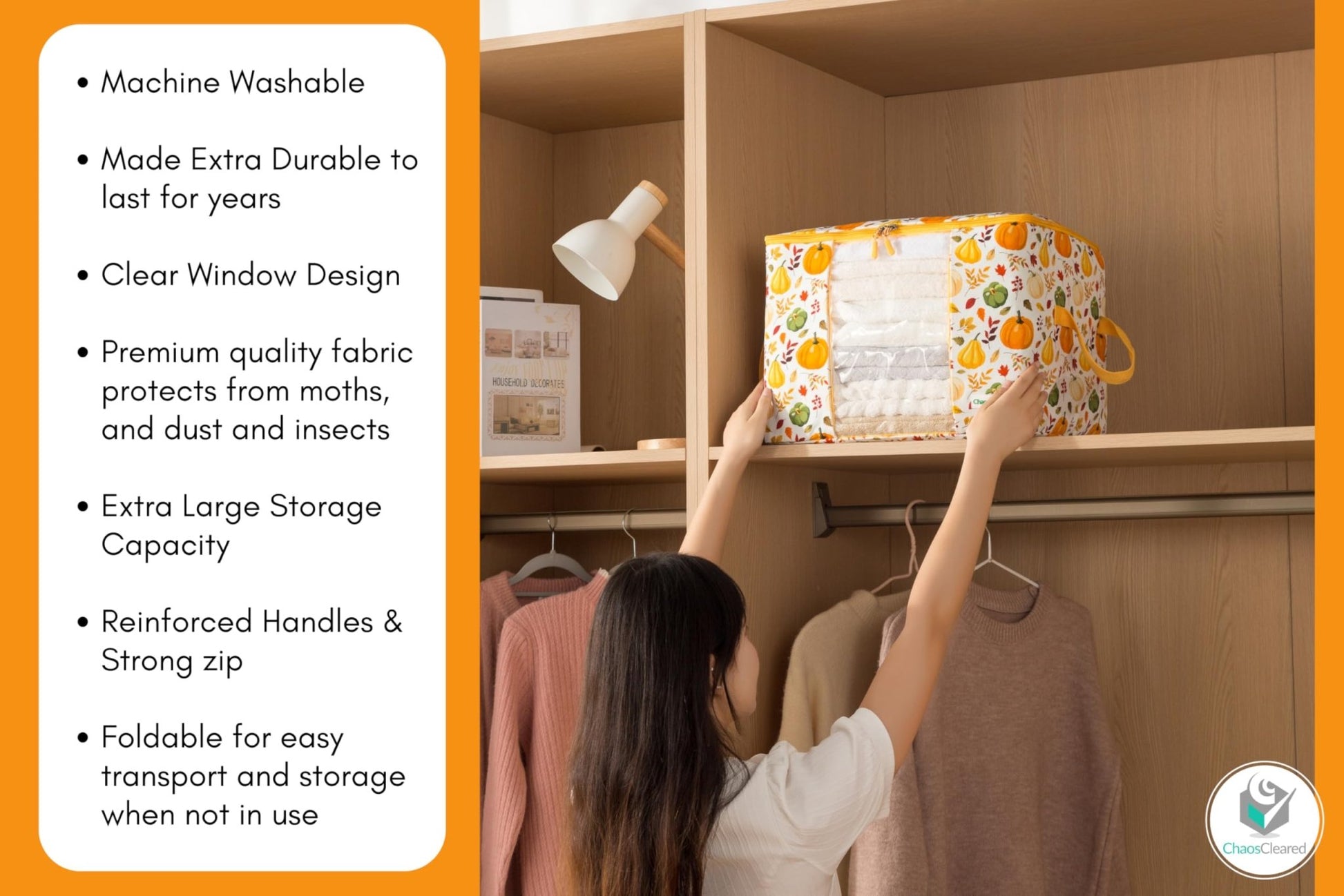 Chaos Cleared Pumpkin Bag 2 Pack - ChaosCleared