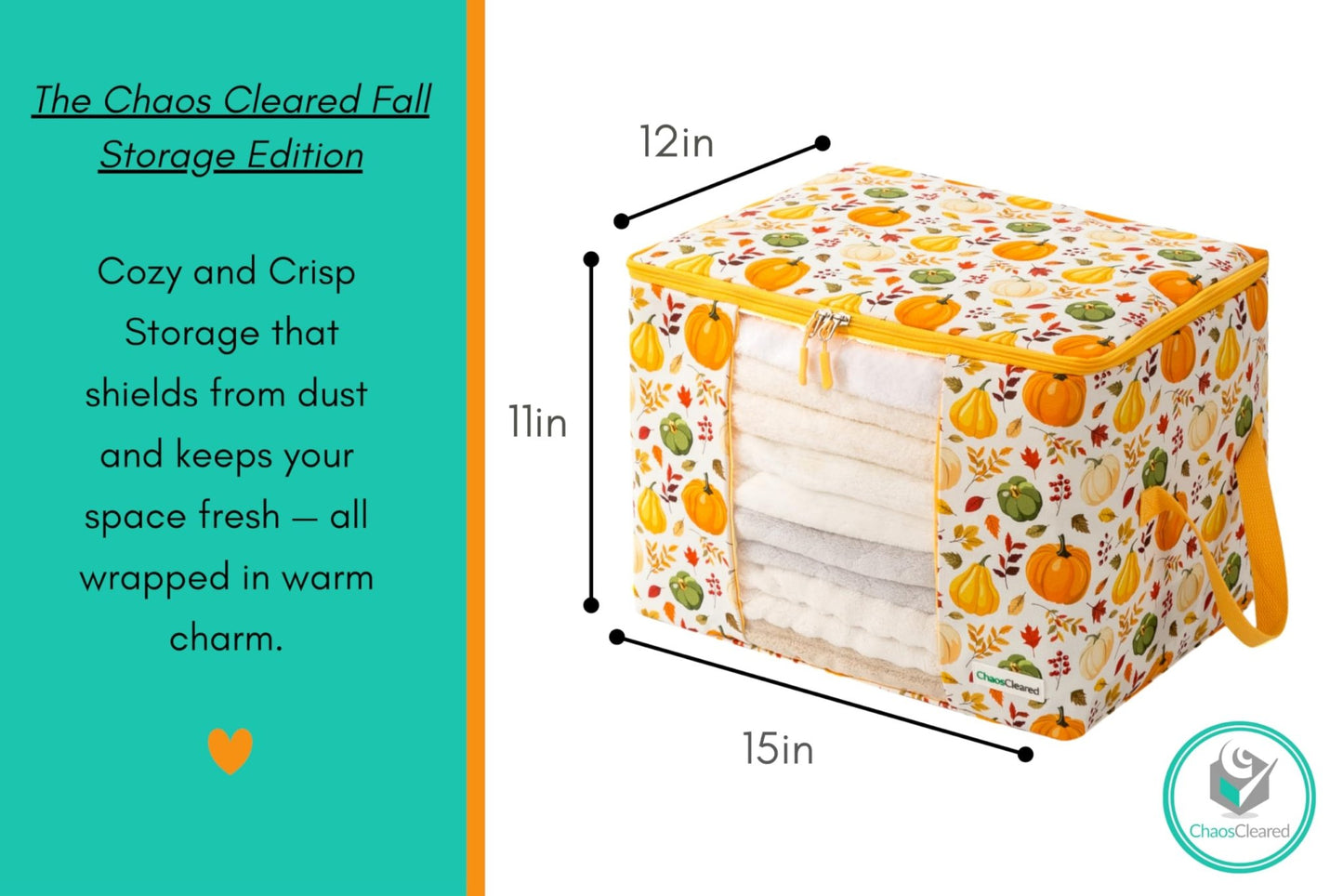 Chaos Cleared Pumpkin Bag 2 Pack - ChaosCleared