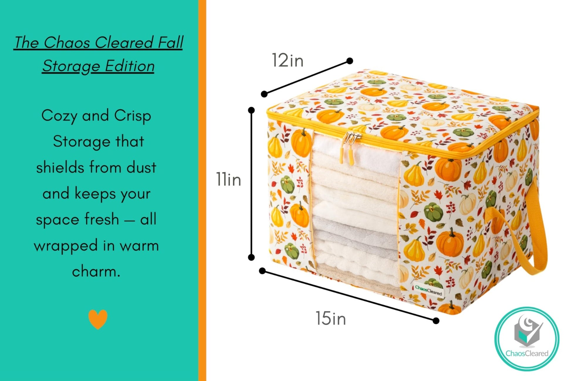 Chaos Cleared Pumpkin Bag 2 Pack - ChaosCleared