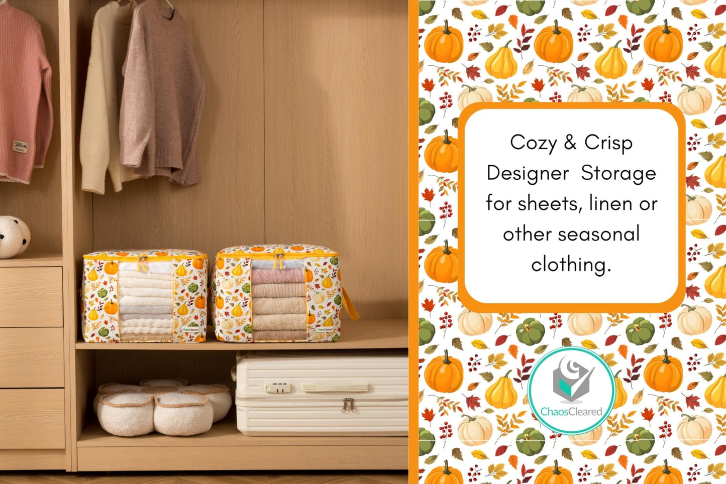 Chaos Cleared Pumpkin Bag 2 Pack - ChaosCleared