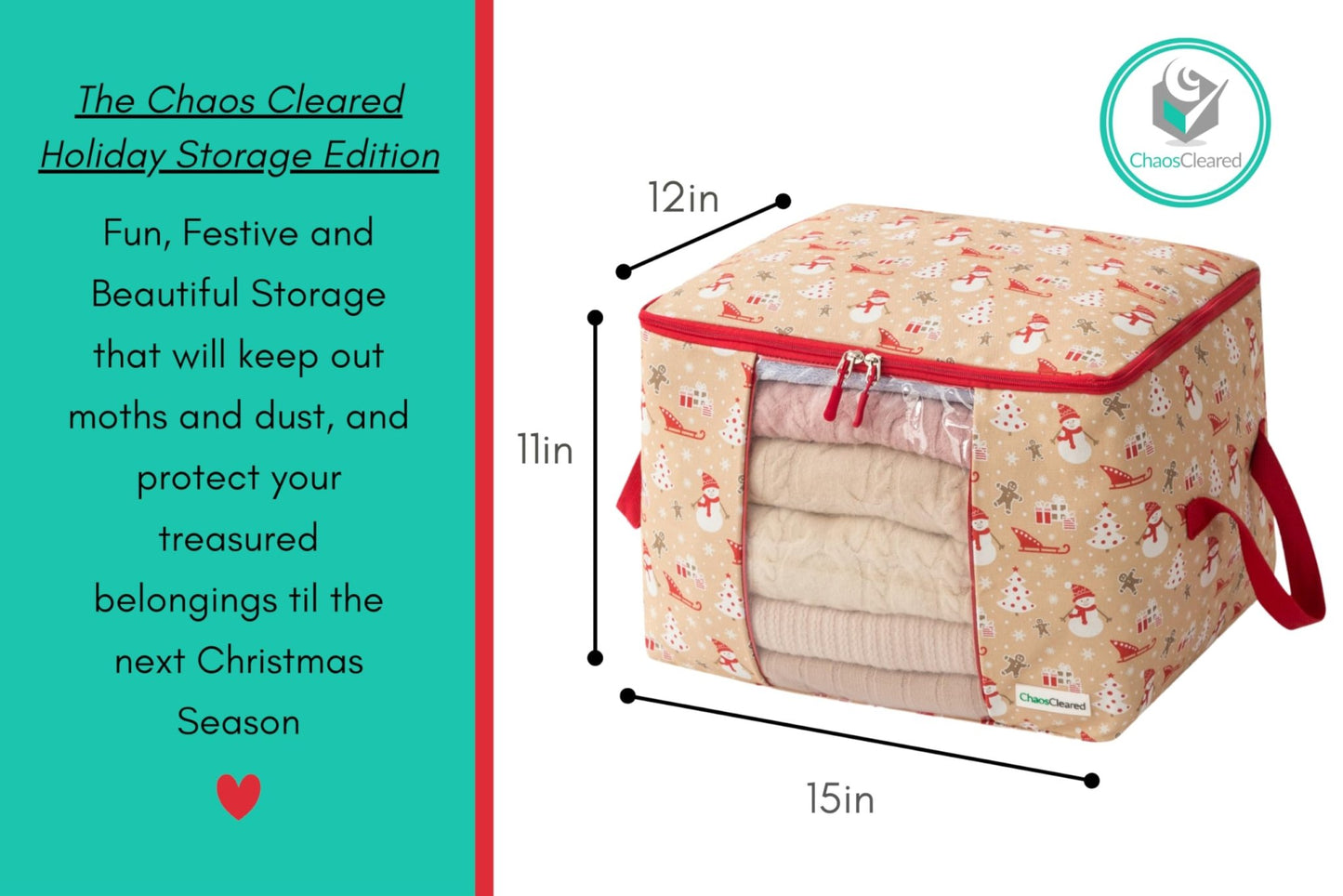 Chaos Cleared Snowman Bag 2 Pack - ChaosCleared