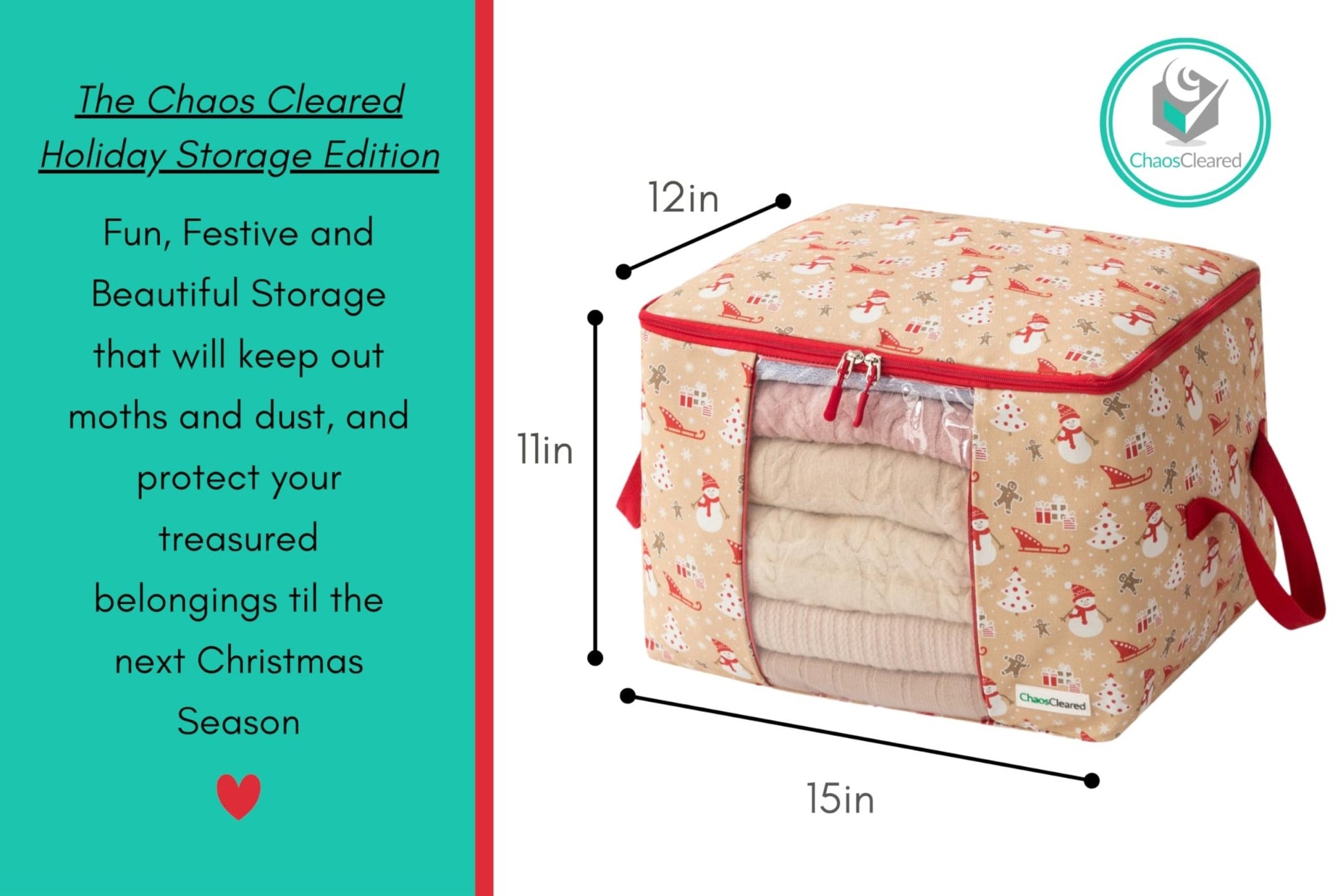 Chaos Cleared Snowman Bag 2 Pack - ChaosCleared