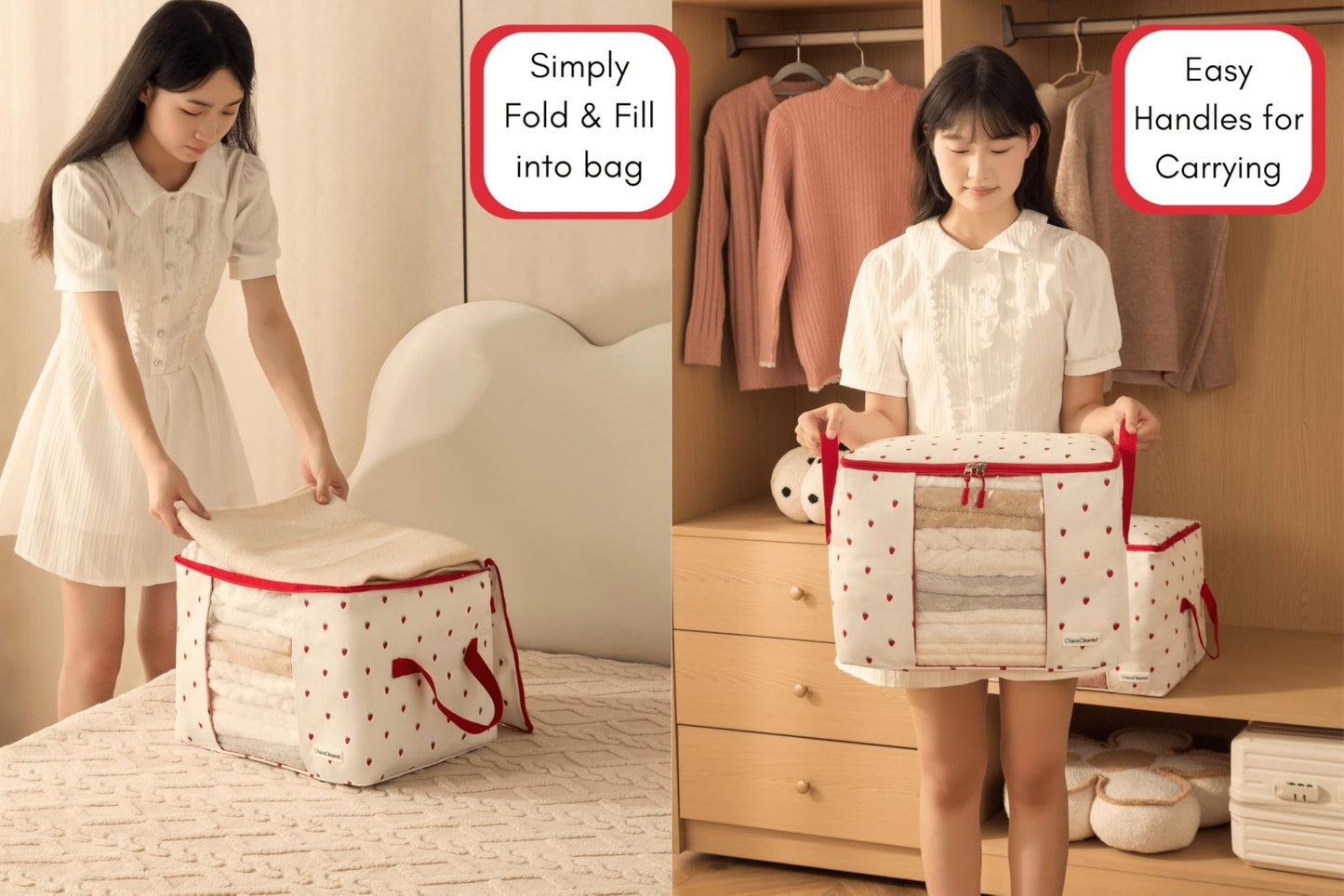 Chaos Cleared Strawberry Bag 2 Pack - ChaosCleared