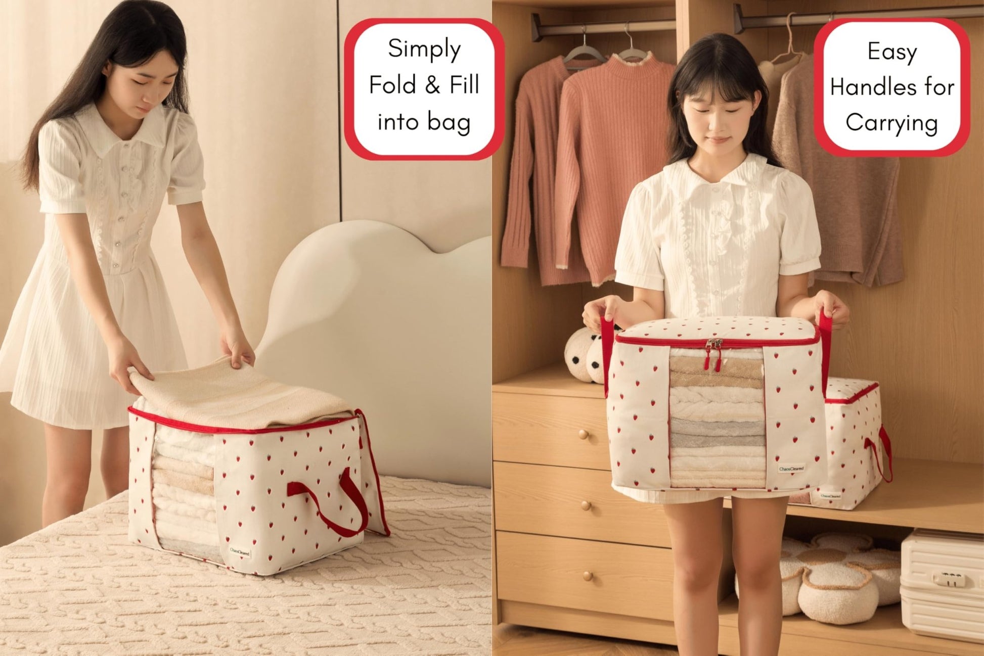 Chaos Cleared Strawberry Bag 2 Pack - ChaosCleared