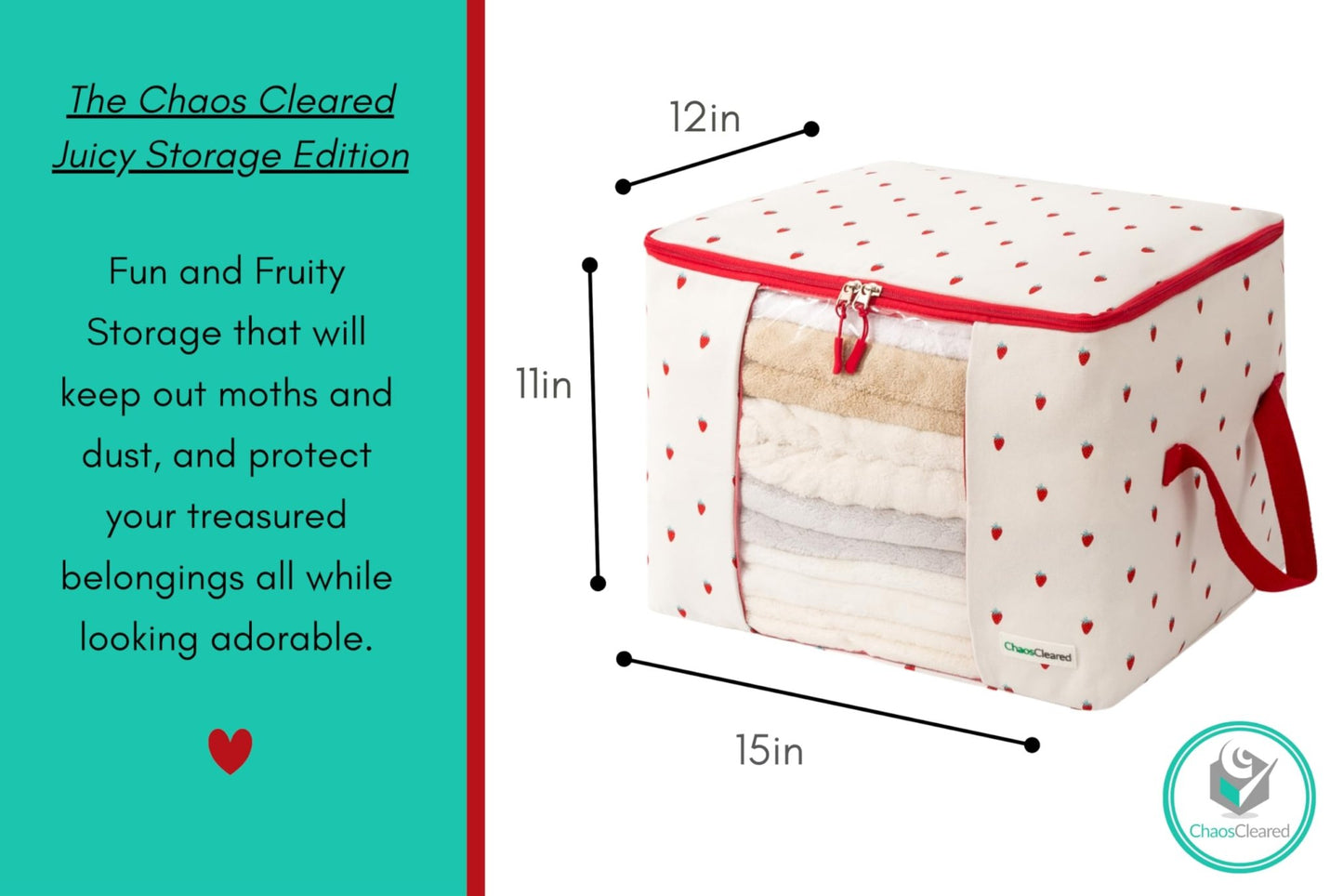 Chaos Cleared Strawberry Bag 2 Pack - ChaosCleared