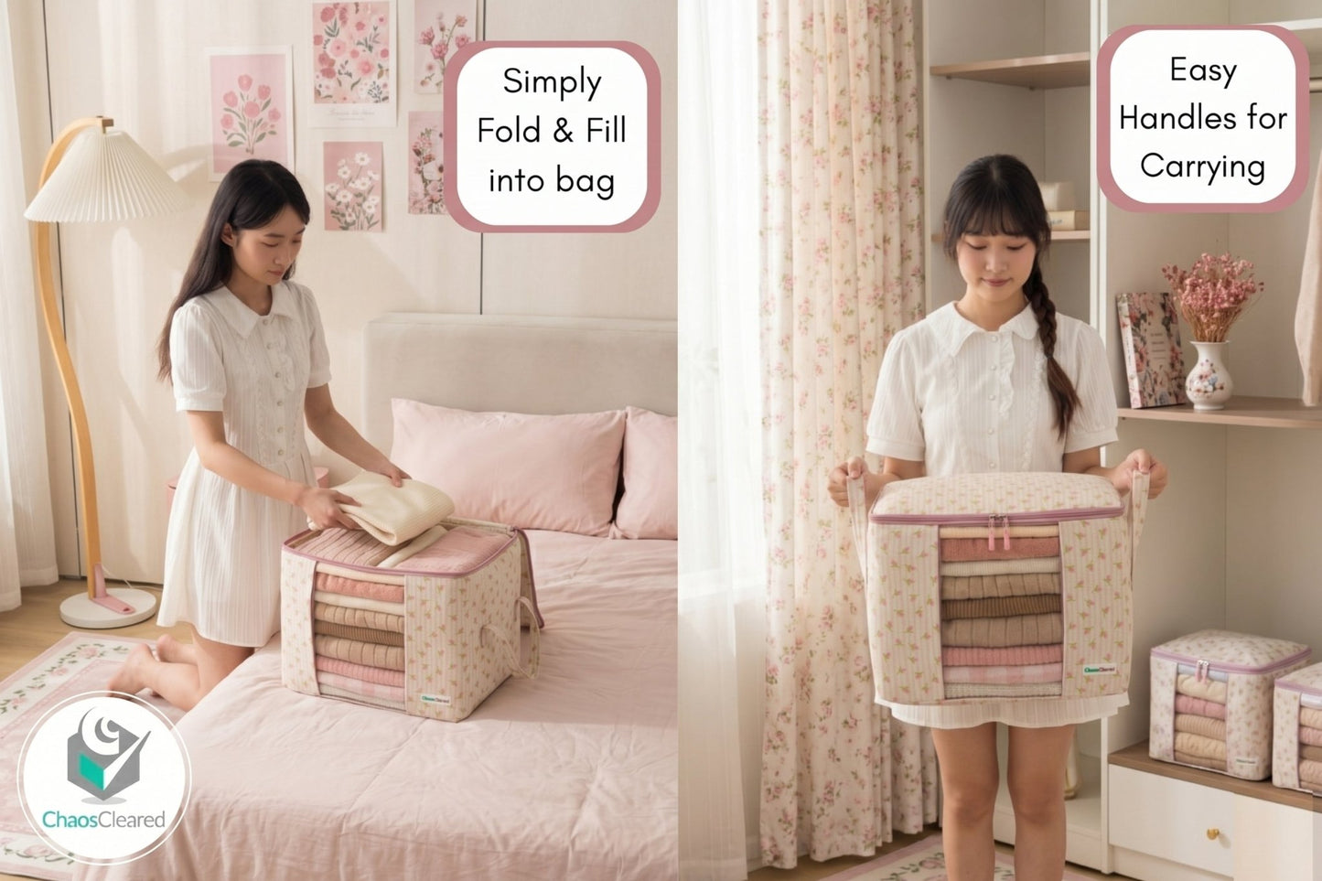 Chaos Cleared Tulip Stripe Bag 2 Pack - ChaosCleared